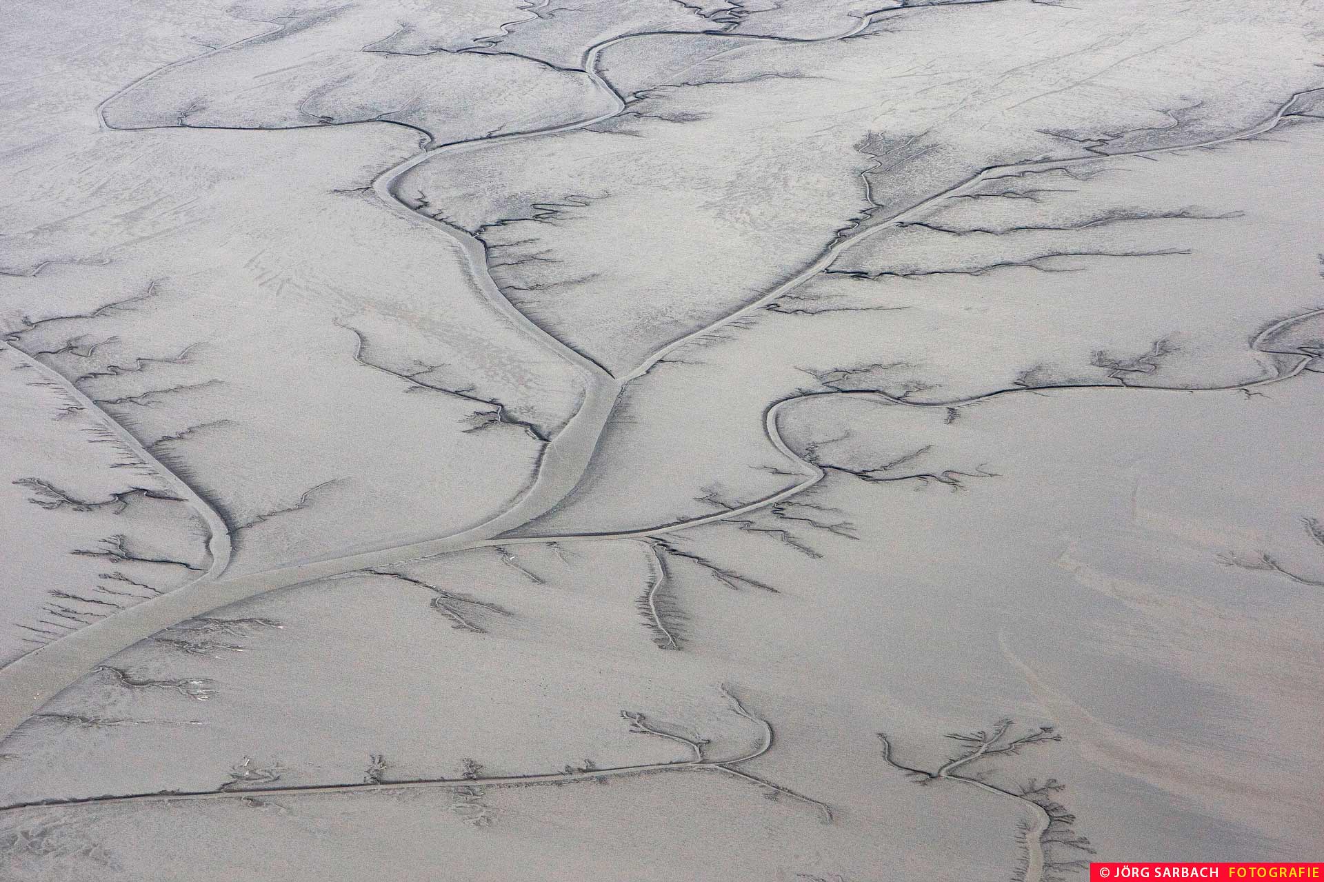 Wattenmeer, Nordsee, Priele, Luftbild