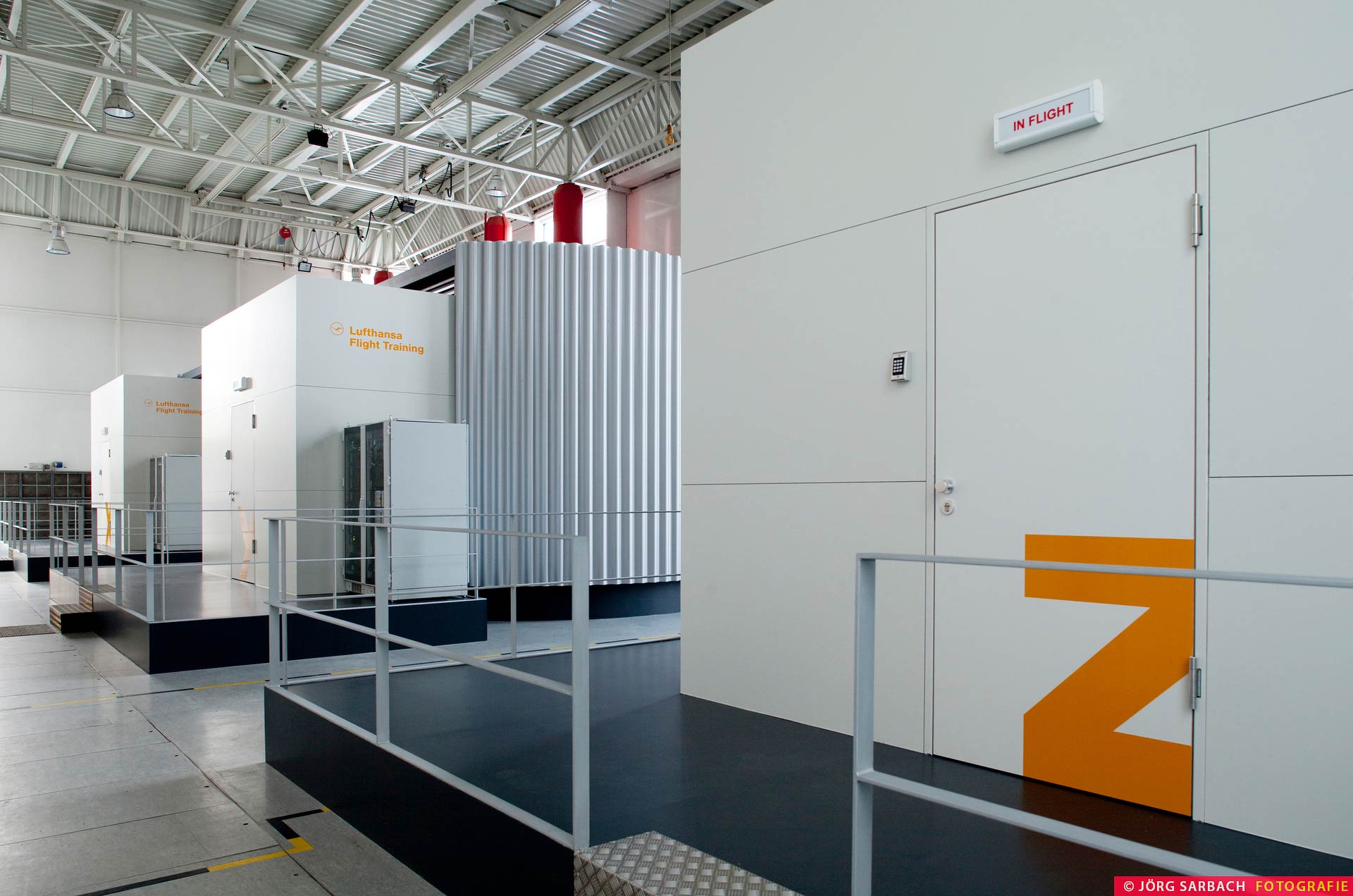 Architektur, Architekten, Hübschen, Lufthansa Flight Training, Simulatorengehäuse
