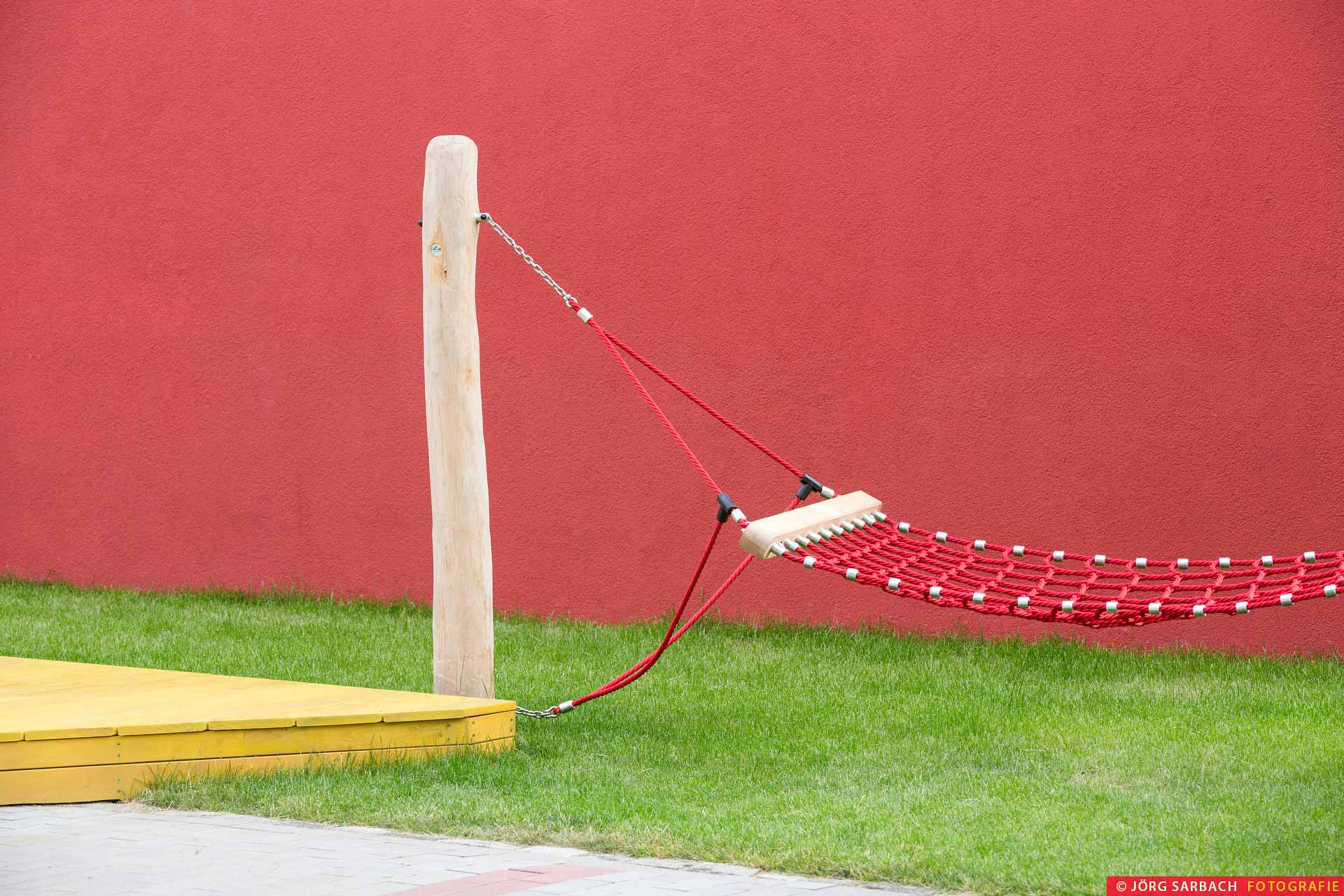 Architektur, Architekten, Tilgner, Grotz, Spielplatz, rot, gelb, grün