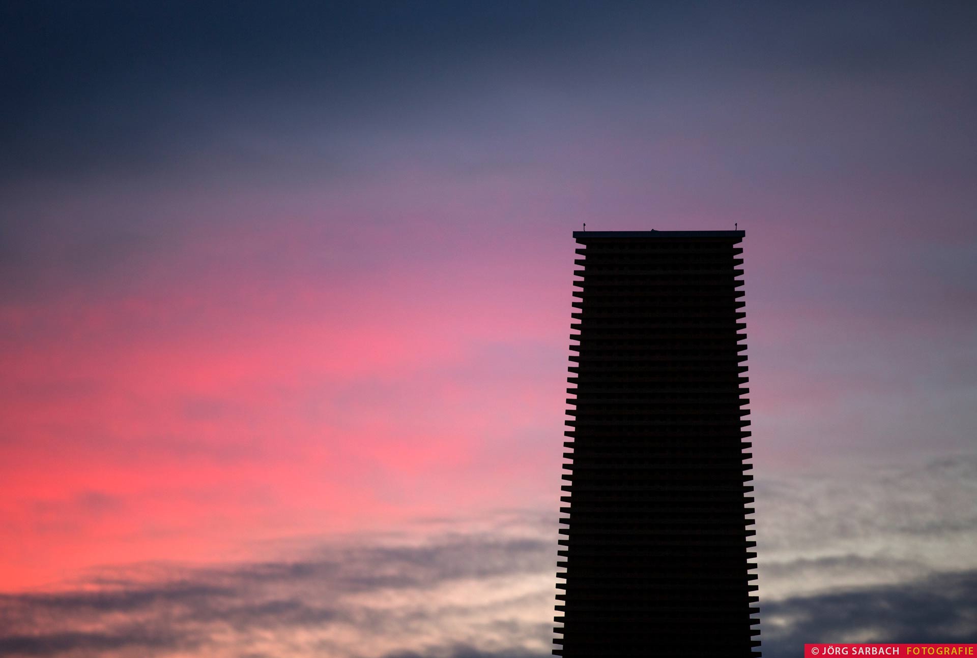Architektur, Architekten, Tilgner, Grotz, Kirche am Campus, Vechta, Glocketurm, Abendrot
