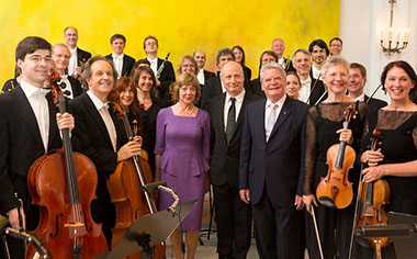 Deutsche Kammerphilharmonie Bremen, Wandelkonzert, Schloss Bellevue, Bundespräsident, Joachim Gauck, Daniela Schadt, Dirigent, Paavo Järvi