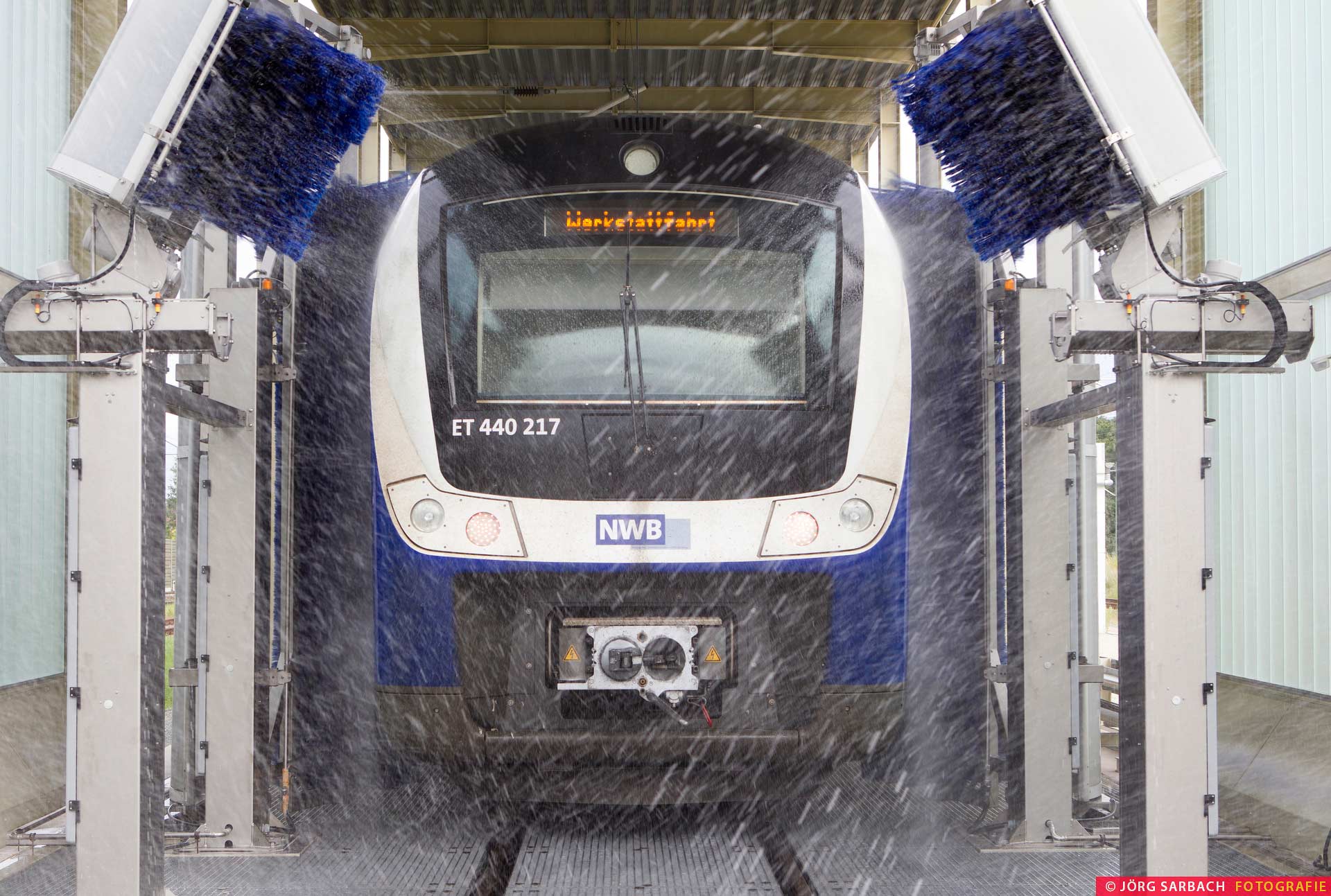 Nordwestbahn, Bahn, Zug, Waschanlage