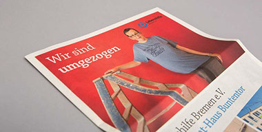 Lebenshilfe Bremen, Apartmenthaus, Zeitung